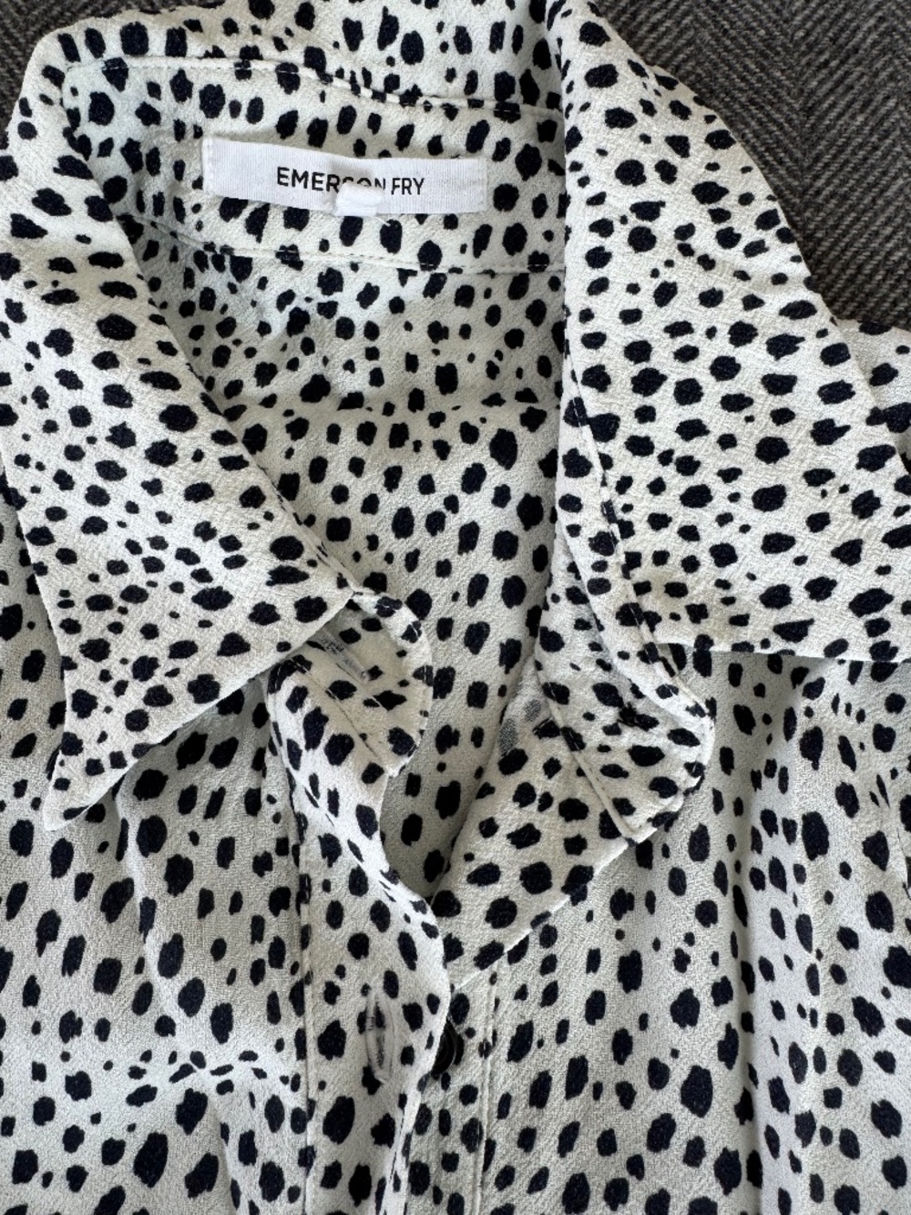 NEW EMERSON FRY LEOPARD SHIRT DRESS
